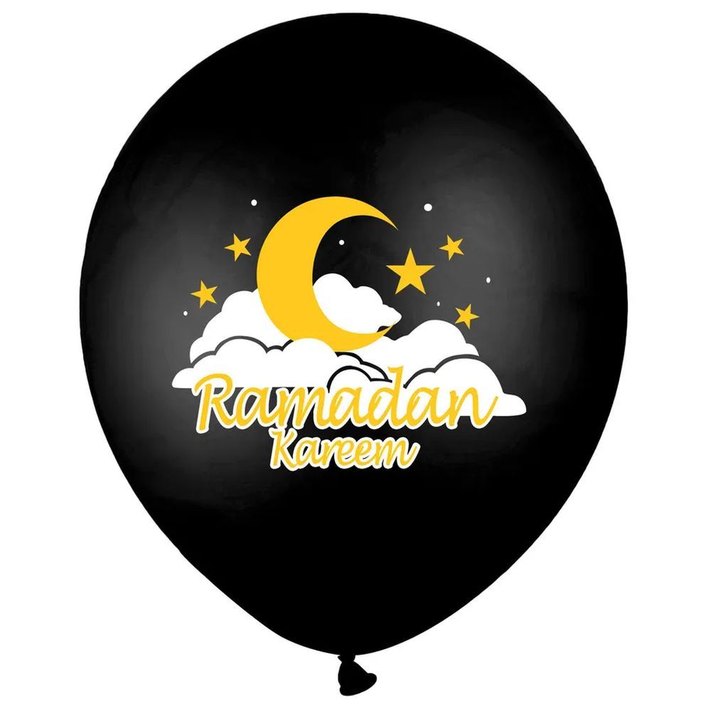 Highland - Ramadan Kareem Balloon Decorations 10pcs - Black/Gold