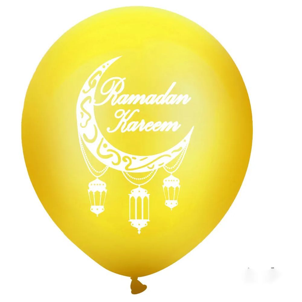 Highland - Ramadan Kareem Balloon Decorations 10pcs - Black/Gold