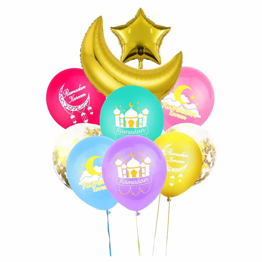 Highland - Ramadan Kareem Balloon Decorations 10pcs