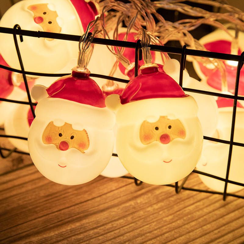 Highland - Santa Claus LED Lights Christmas Decorations - 10pc