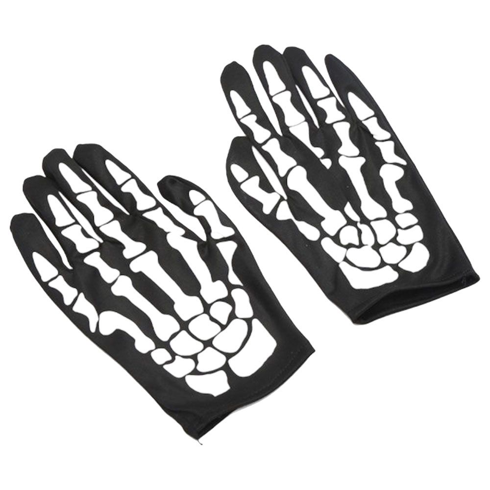 Highland - Halloween Skeleton Gloves for Kids - 1 Pair