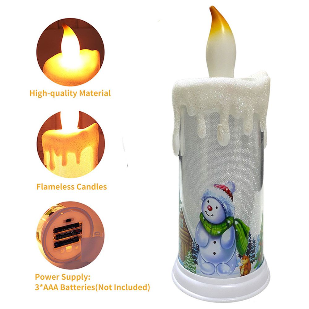 Highland - Snowman LED Christmas Candle Light Decorations