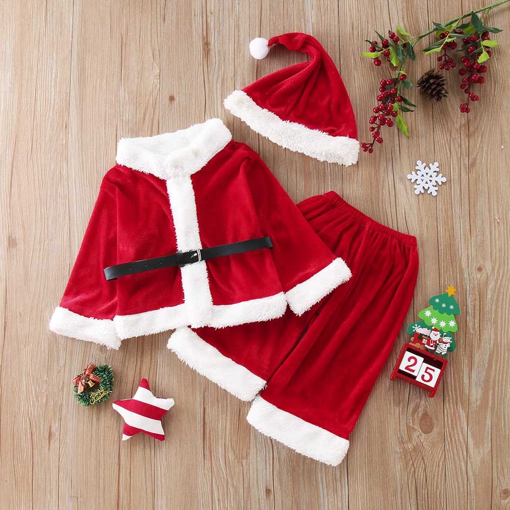 Highland - Boy Santa Claus Costume - Red