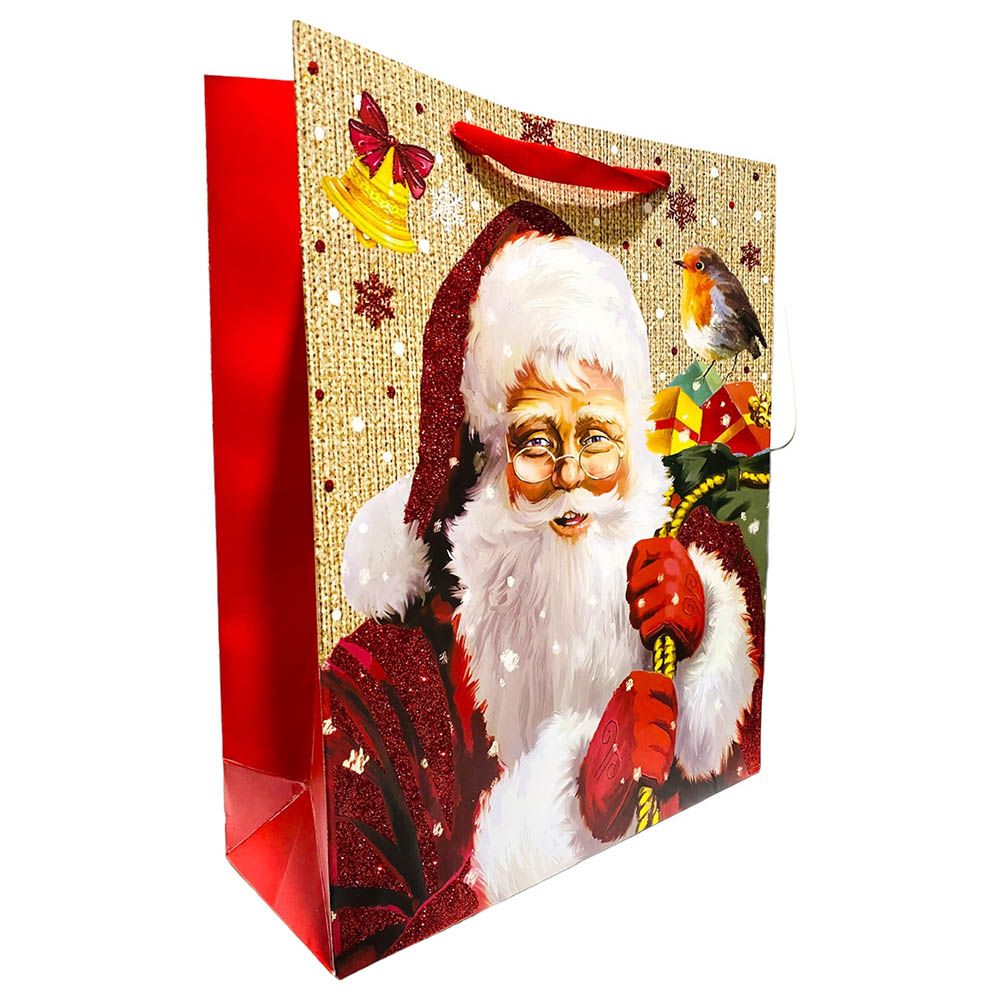 Highland - Santa Claus Christmas Gift Bags - 6pc