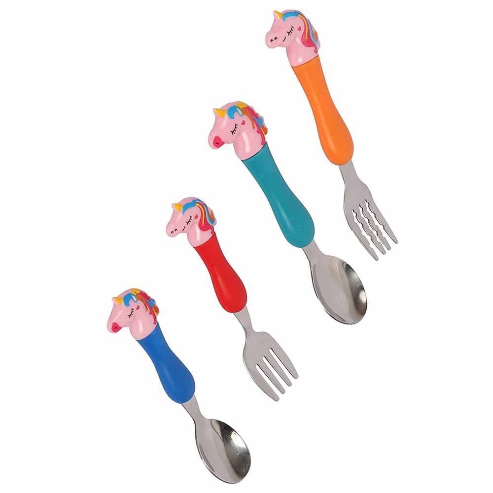 Highland - Unicorn Theme Kid's Cutlery Set - 4pcs