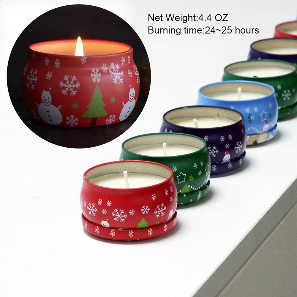 Highland - Christmas Theme Scented Candles - 4pc