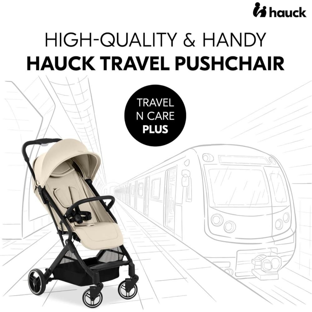 Hauck - Travel N Care Plus Travel Buggy w/ Reclining Function - Vanilla