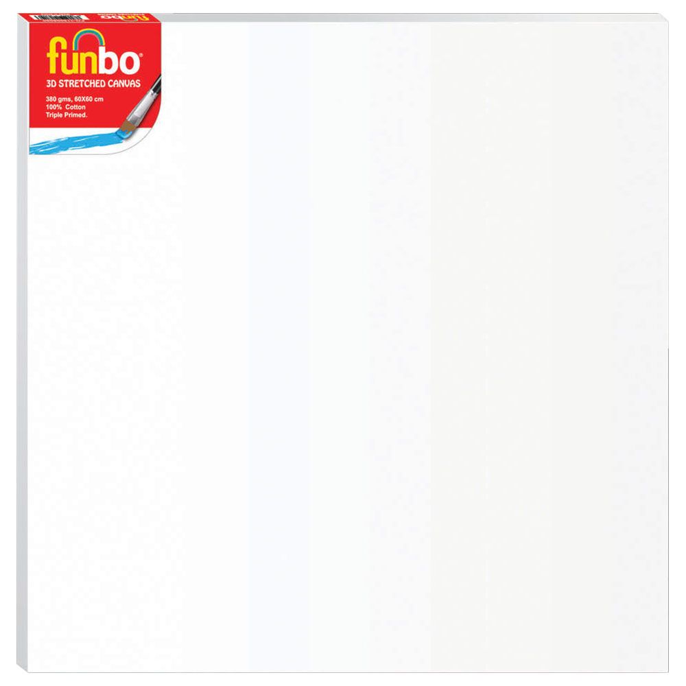 Funbo - Stretched 3D Canvas 380gms - 60x60cm