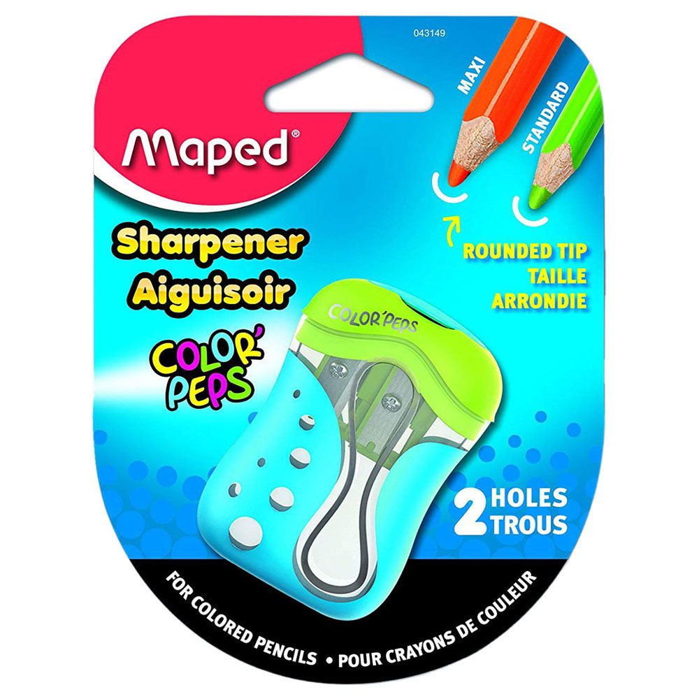 Maped - Sharpener 2 Holes Color Peps - Assorted