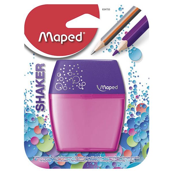 Maped - Sharpener 2 Holes Shaker 1pc - Assorted