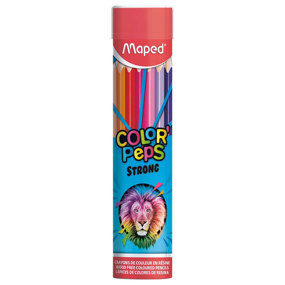 Maped - Color Pencils Strong Cylinder 24 Colours