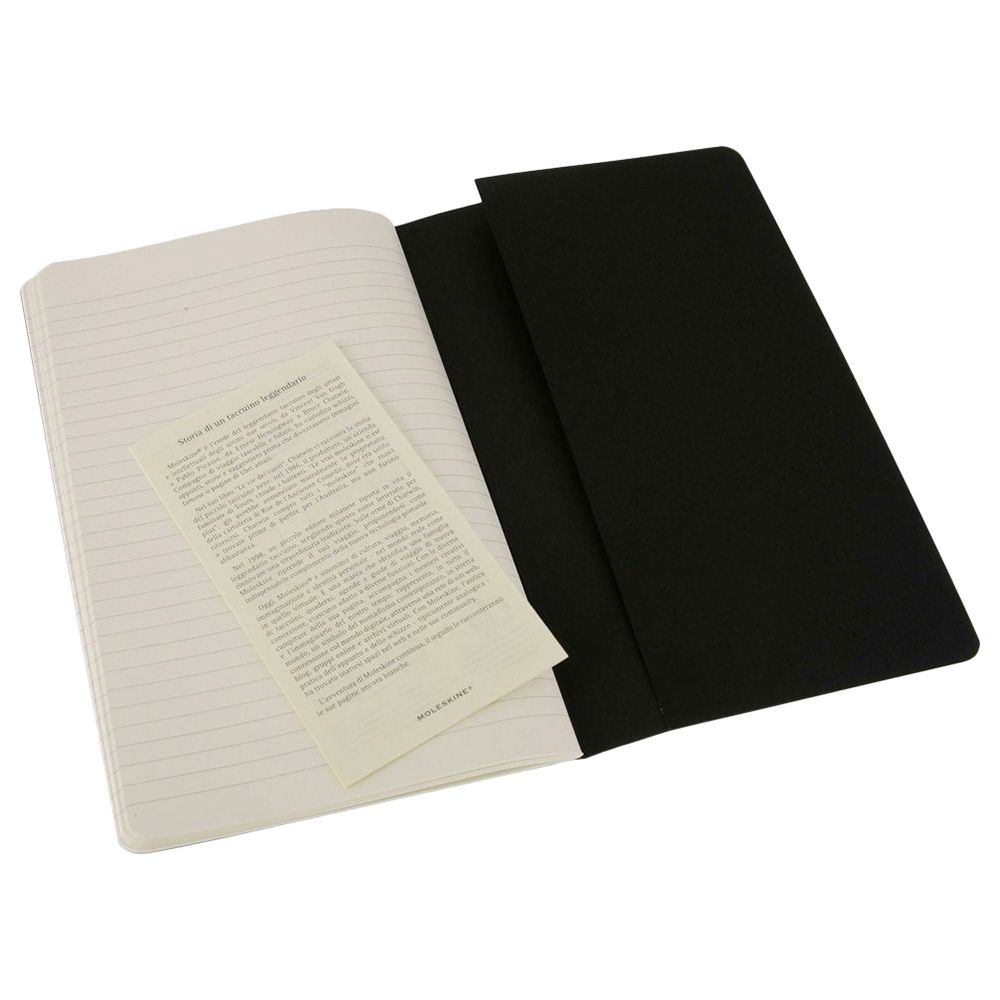 Moleskine Cahier Journals Large Ruled Black