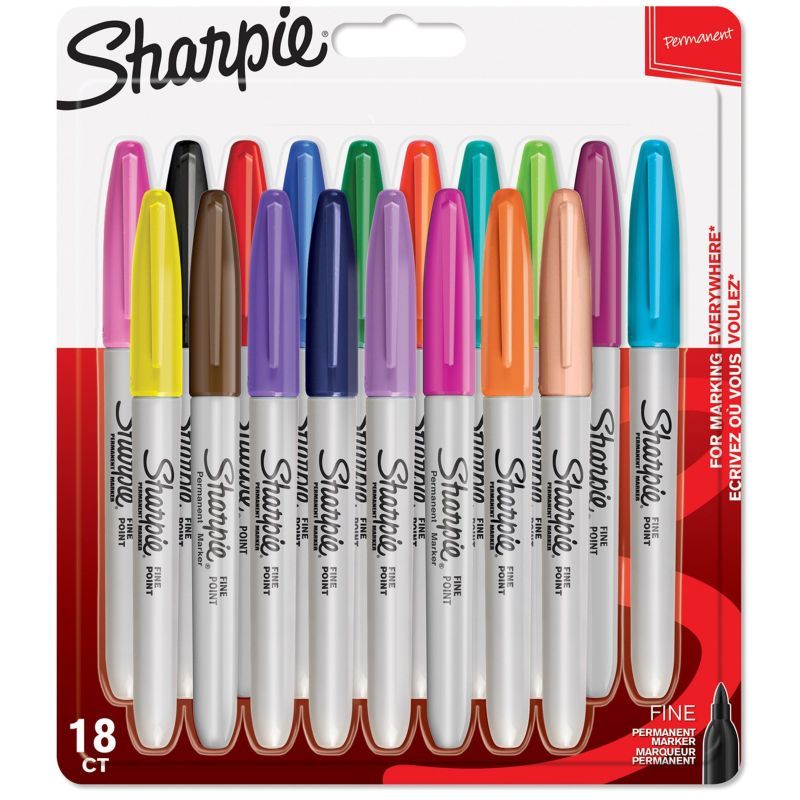 Sharpie - Permanent Marker Fine 18Pcs-Set