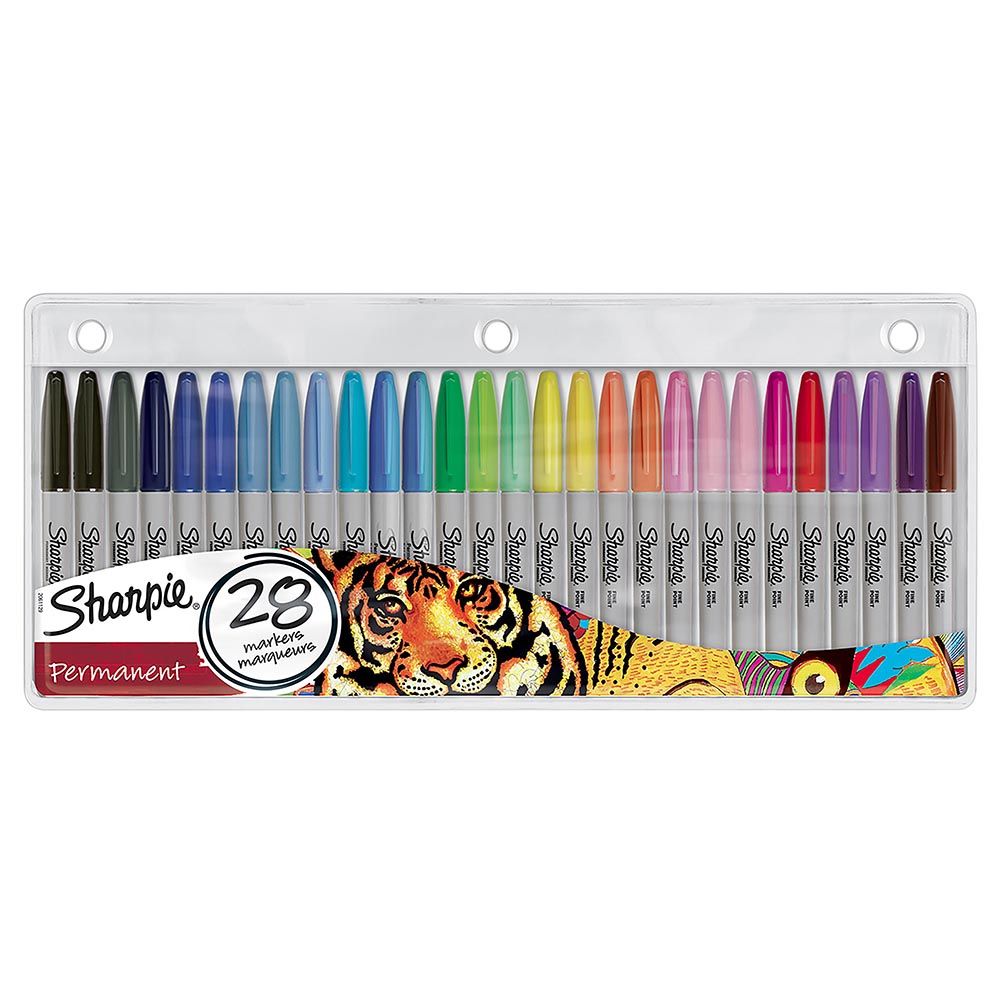 Sharpie - P.Marker Fine Pac - 28Col