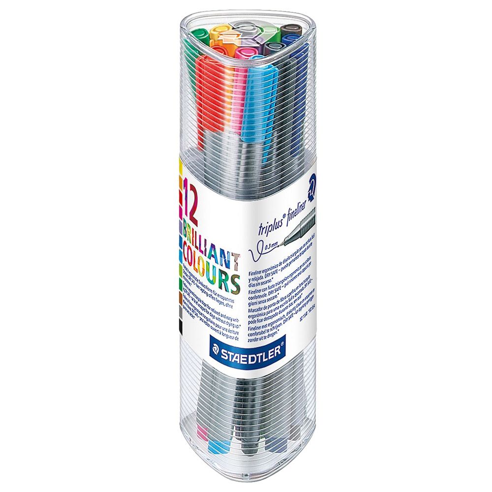 Staedtler - Triplus Fineliner Pen Set (12pcs)