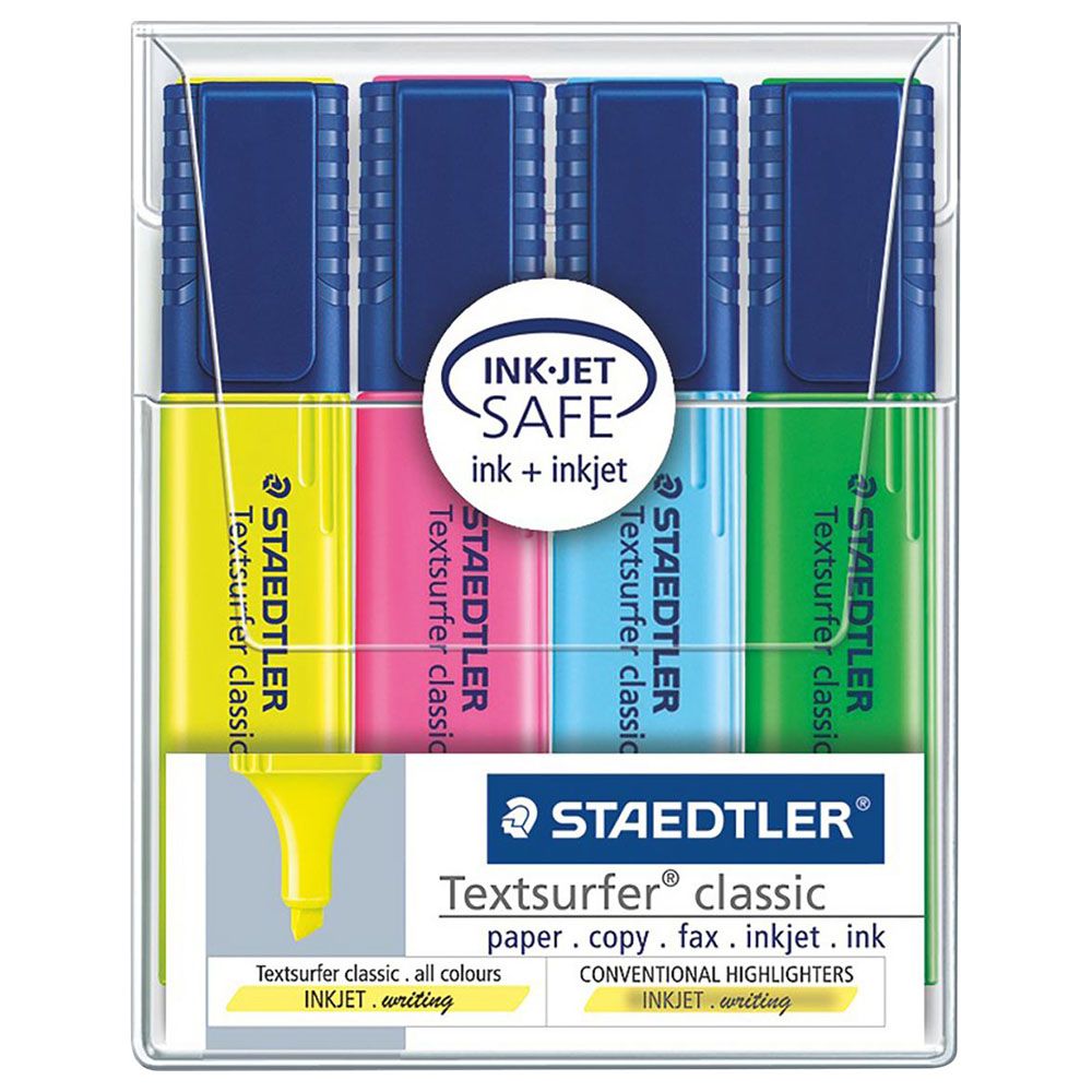 Staedtler - Text Surfer Highlighter Wlt - 4 Col