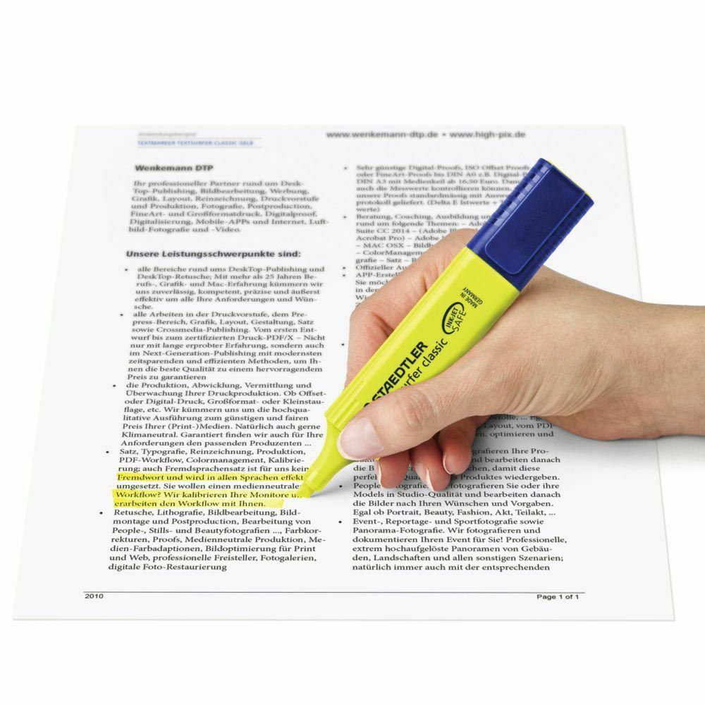 Staedtler - Text Surfer Highlighter Wlt - 6 Col