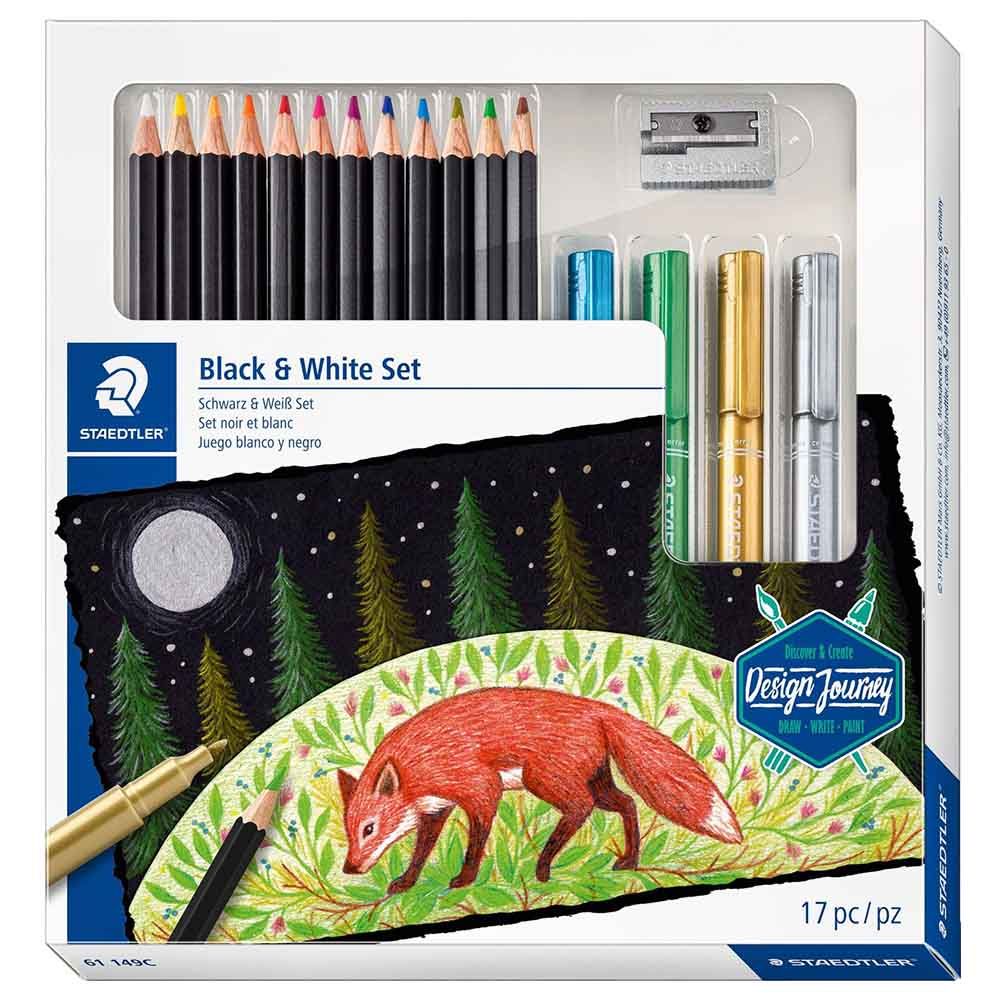 Staedtler - Design Journey Mixed Black And White Set