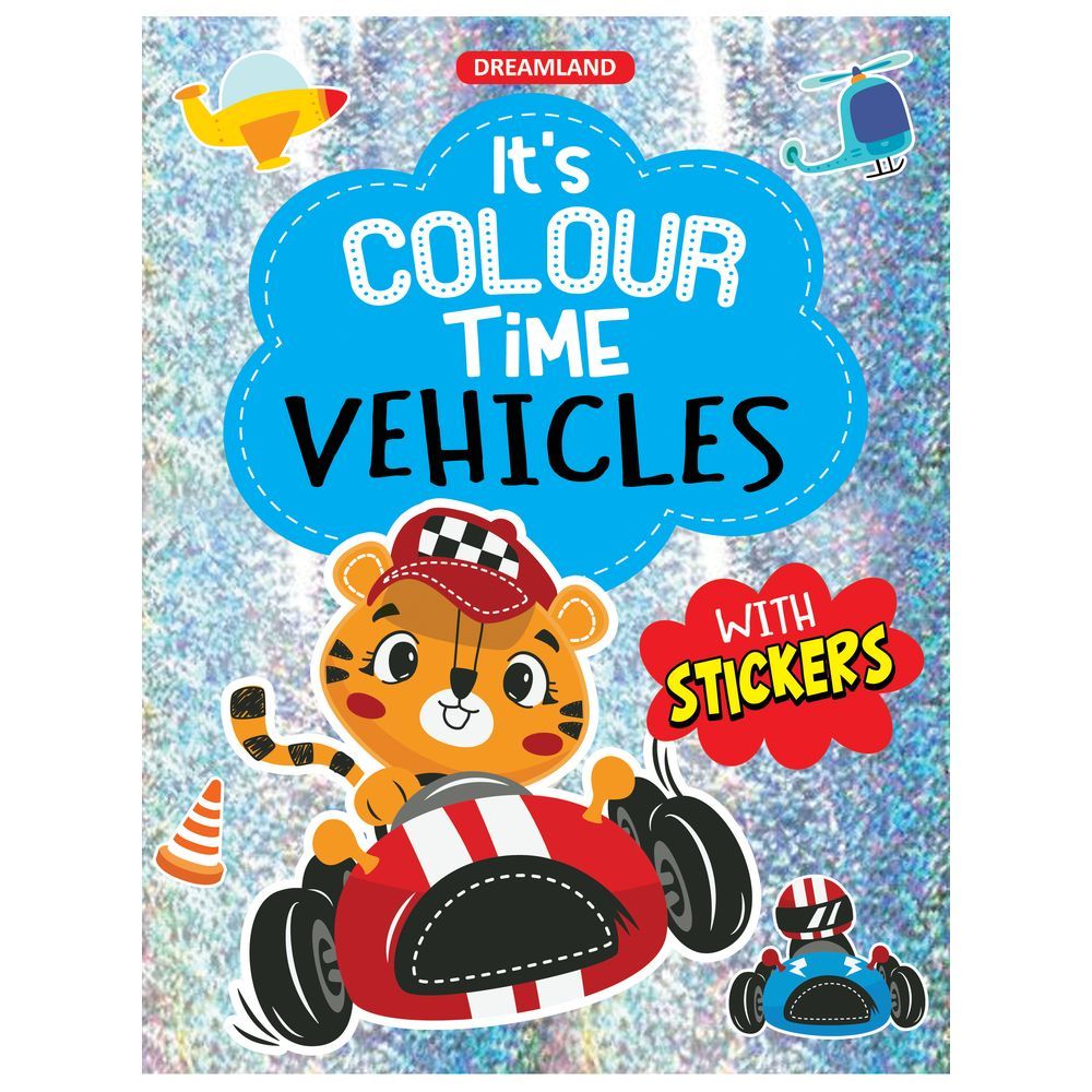 كتاب تلوين It's Colour Time - Vehicles