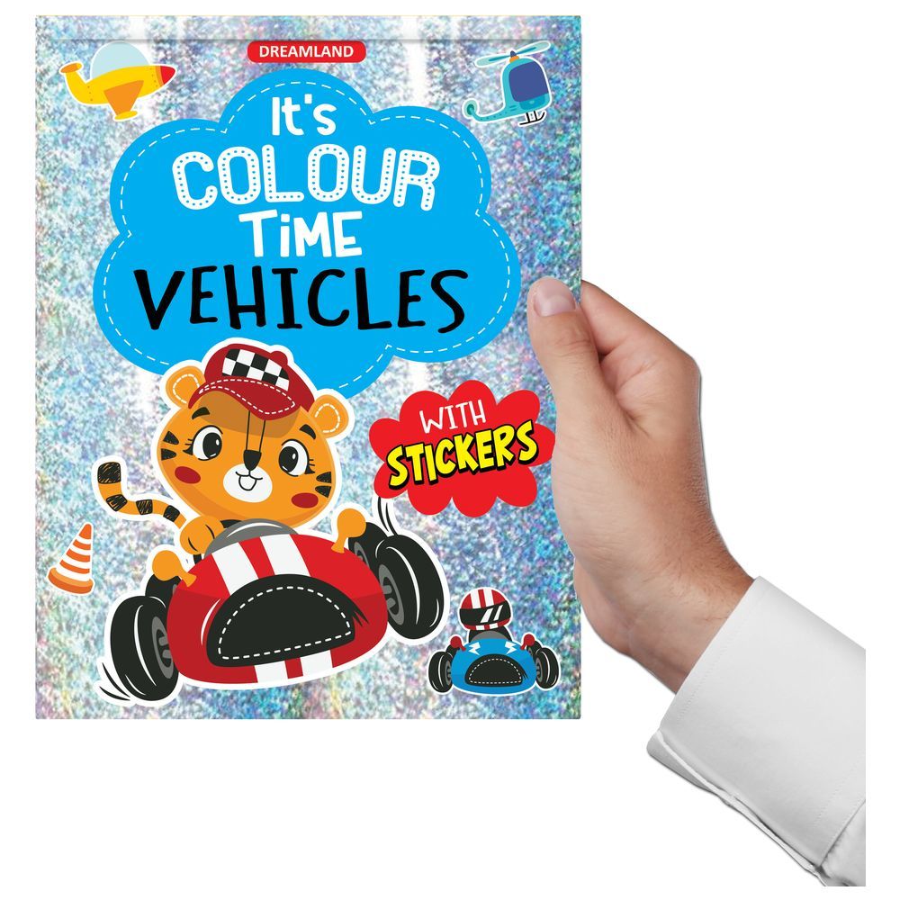 كتاب تلوين It's Colour Time - Vehicles