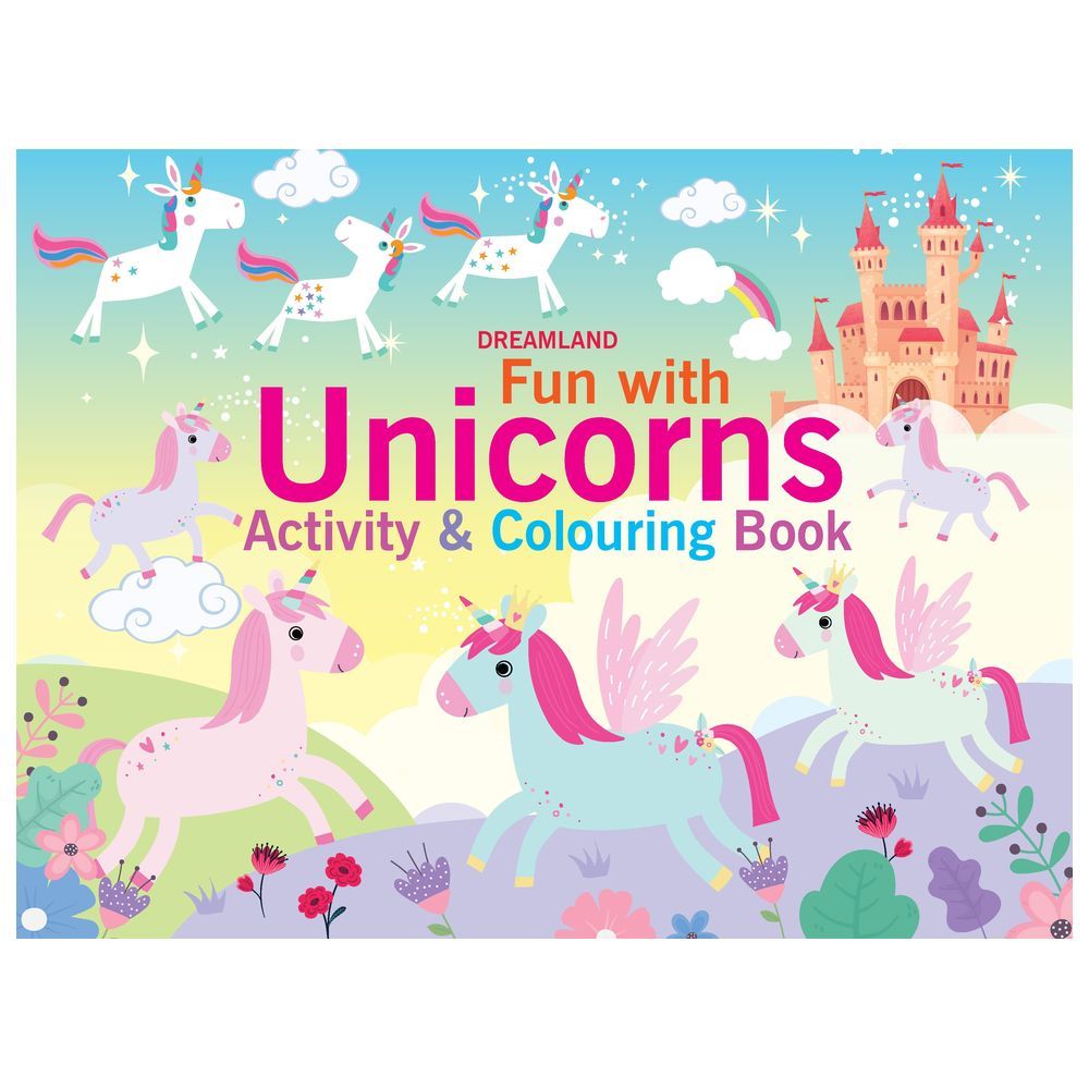 كتاب أنشطة وتلوين Fun With Unicorns