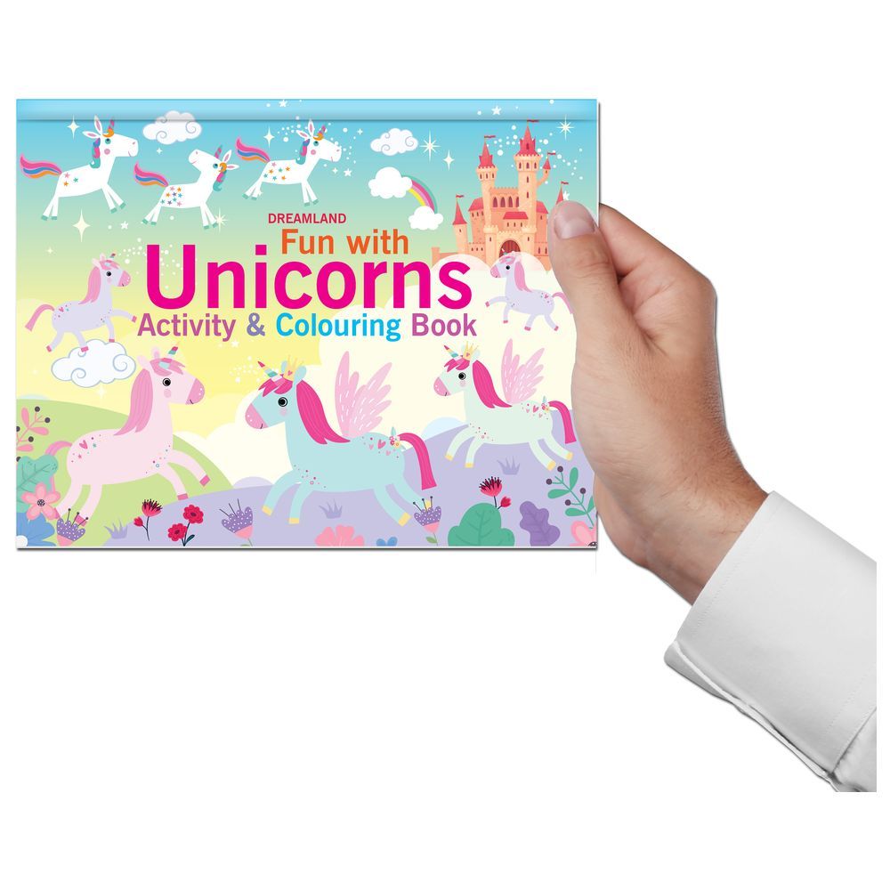 كتاب أنشطة وتلوين Fun With Unicorns