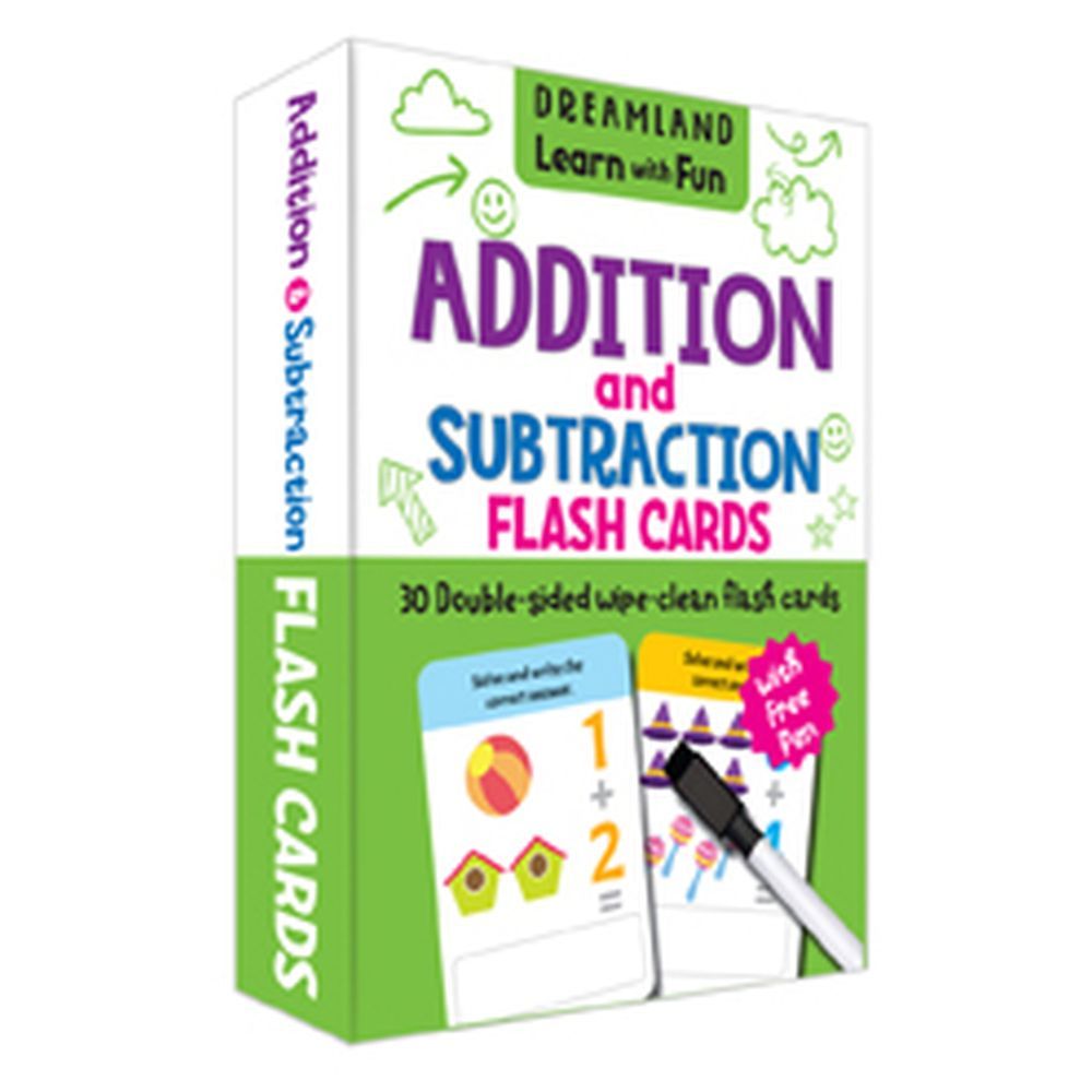 بطاقات تعليمية Addition And Subtraction Flash Cards