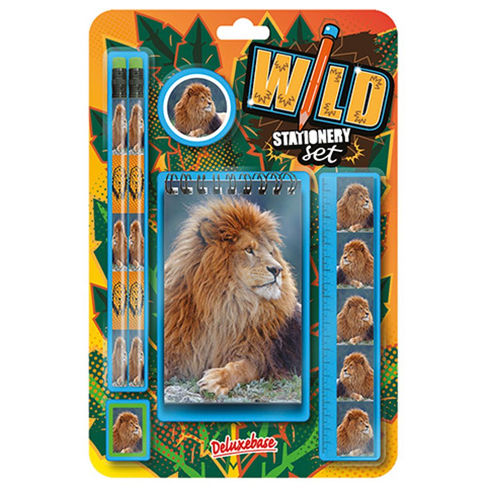 Deluxe Base - Wild Stationery Set - Lion