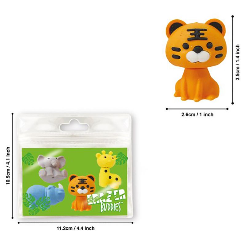 Deluxe Base - Erazer Buddies 4pcs - Wild Animals