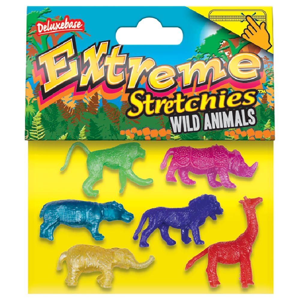 Deluxe Base - Extreme Stretches Sensory Toys - Wild Animals