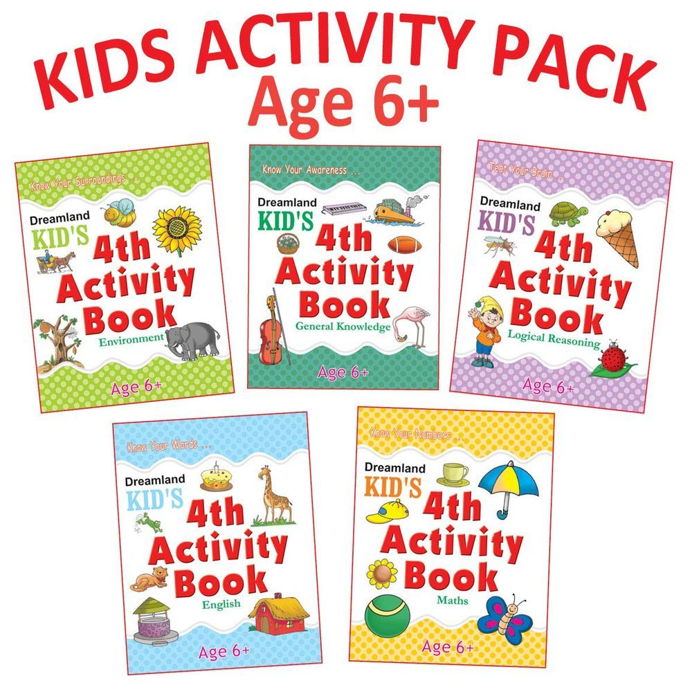 مجموعة كتب Kid's Activity 6+ - عدد 5