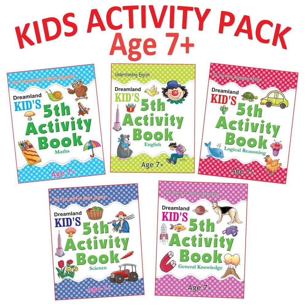 مجموعة كتب Kid's Activity 7+ - عدد 5