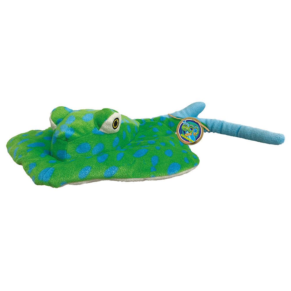 Deluxe Base - Eco Buddiez - Spotted Ray - Medium - Green/Blue