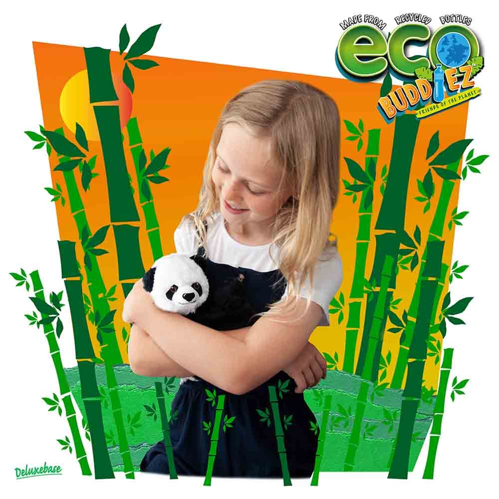 Deluxe Base - Eco Buddiez - Panda - Medium - Black/White