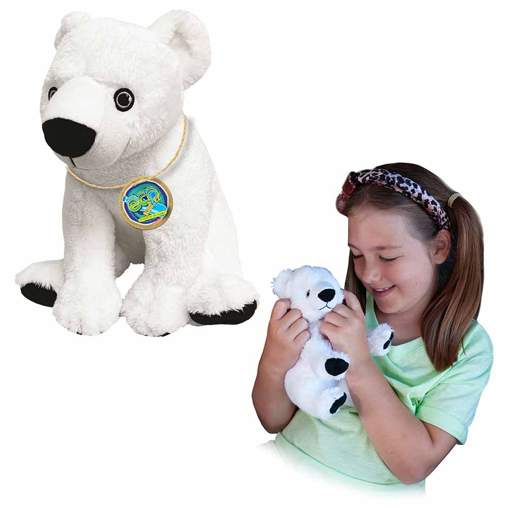 Deluxe Base - Eco Buddiez - Polar Bear - Medium - White/Black