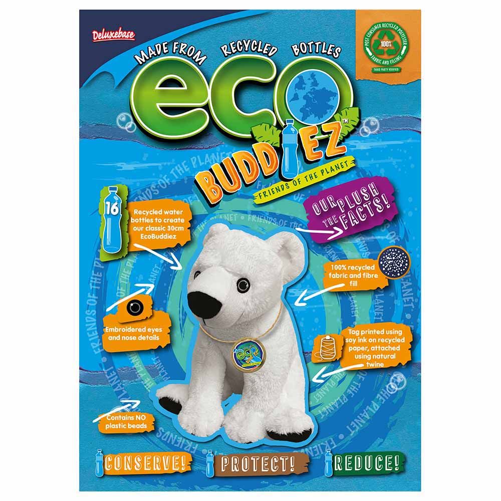 Deluxe Base - Eco Buddiez - Polar Bear - Medium - White/Black