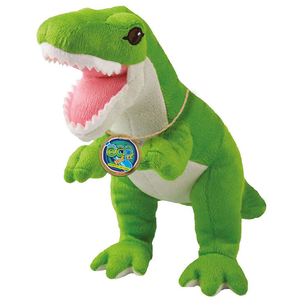 Deluxe Base - Eco Buddiez - T-Rex - Medium - Green/White