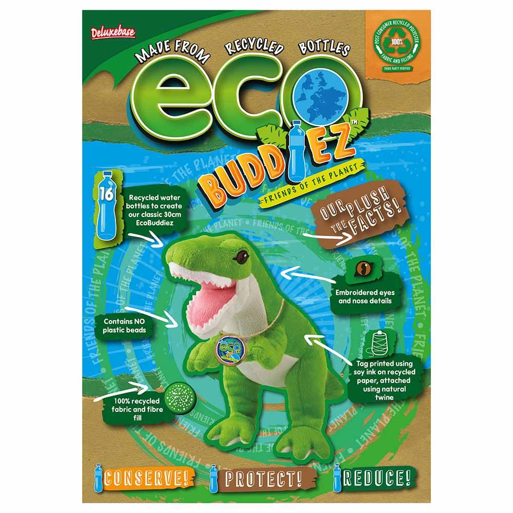 Deluxe Base - Eco Buddiez - T-Rex - Medium - Green/White