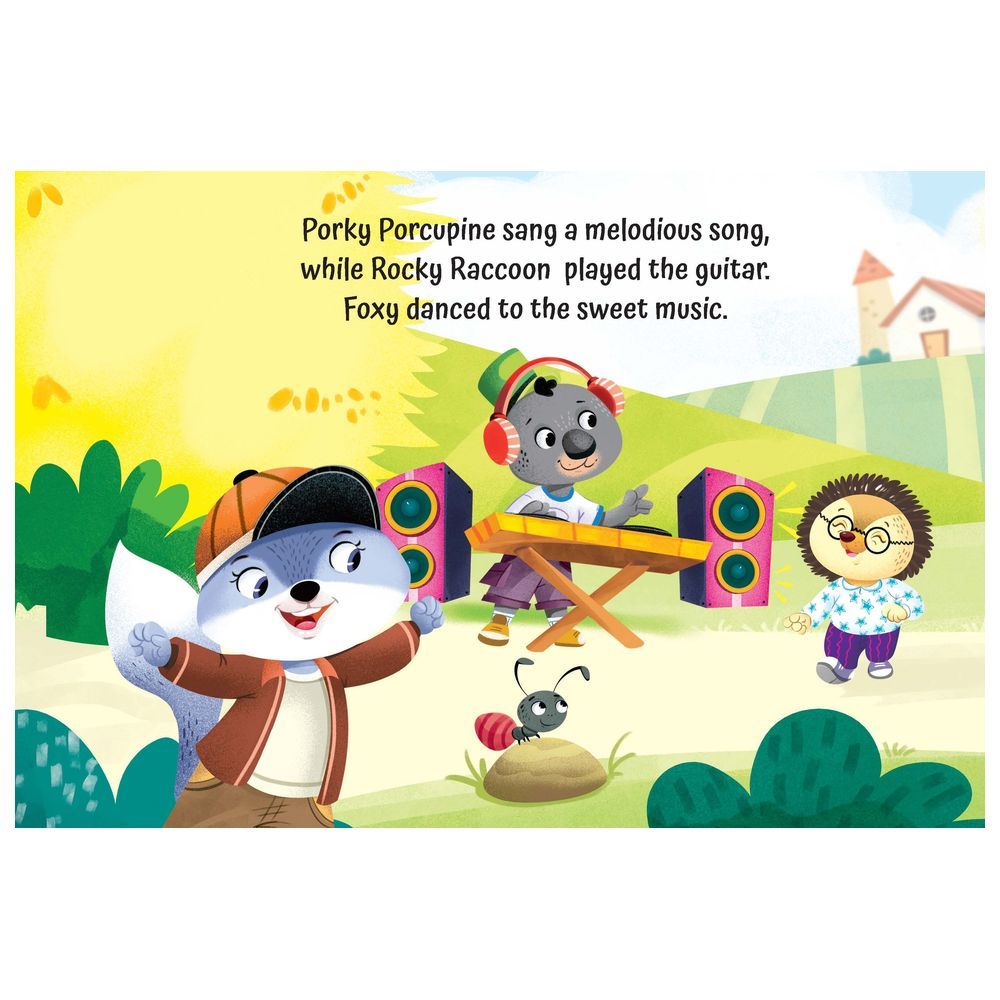 A Music Party On The Bus - Board Book With Wheel