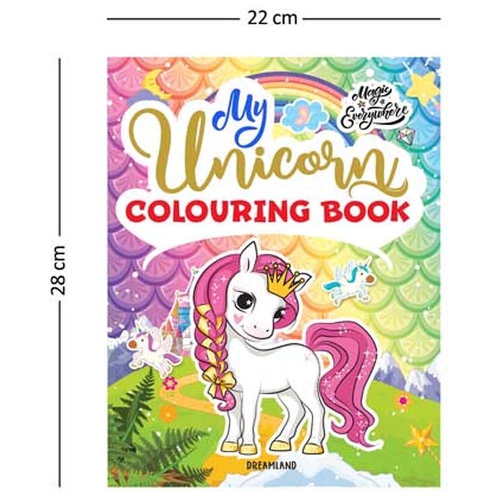 كتاب تلوين My Unicorn Colouring Book