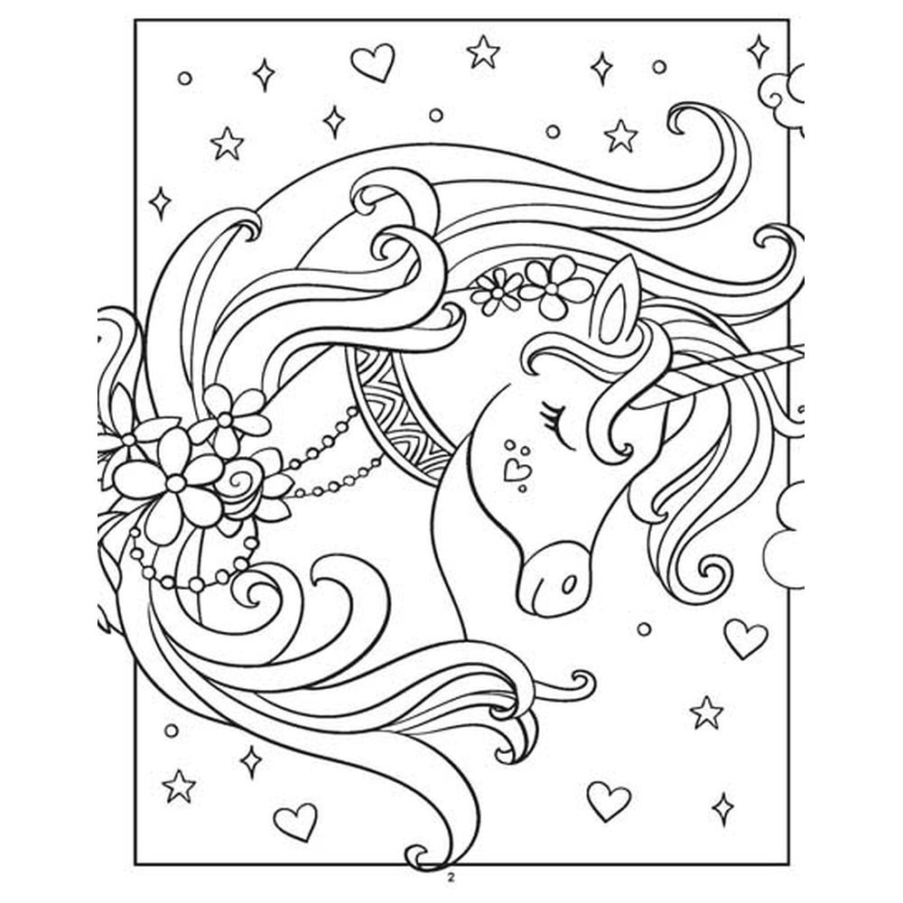 كتاب تلوين My Unicorn Colouring Book