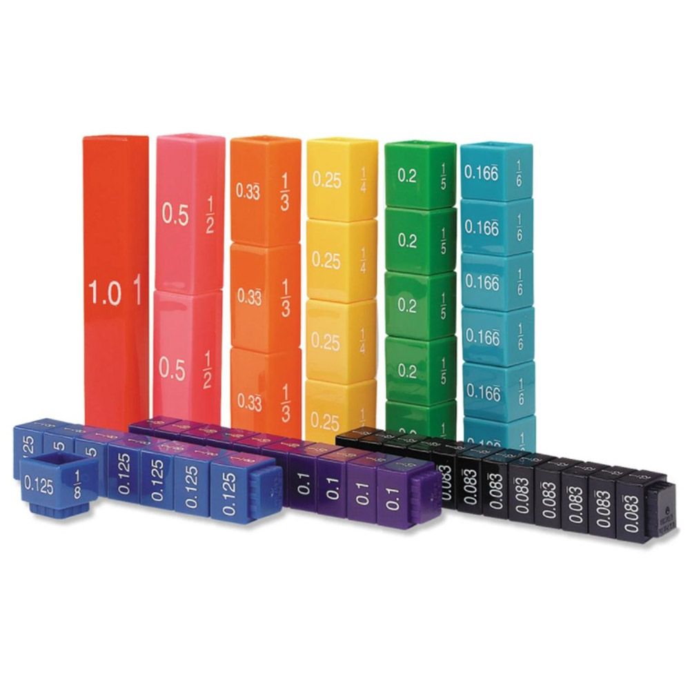 Learning Resources - Fraction Tower Cubes Equivalency Set