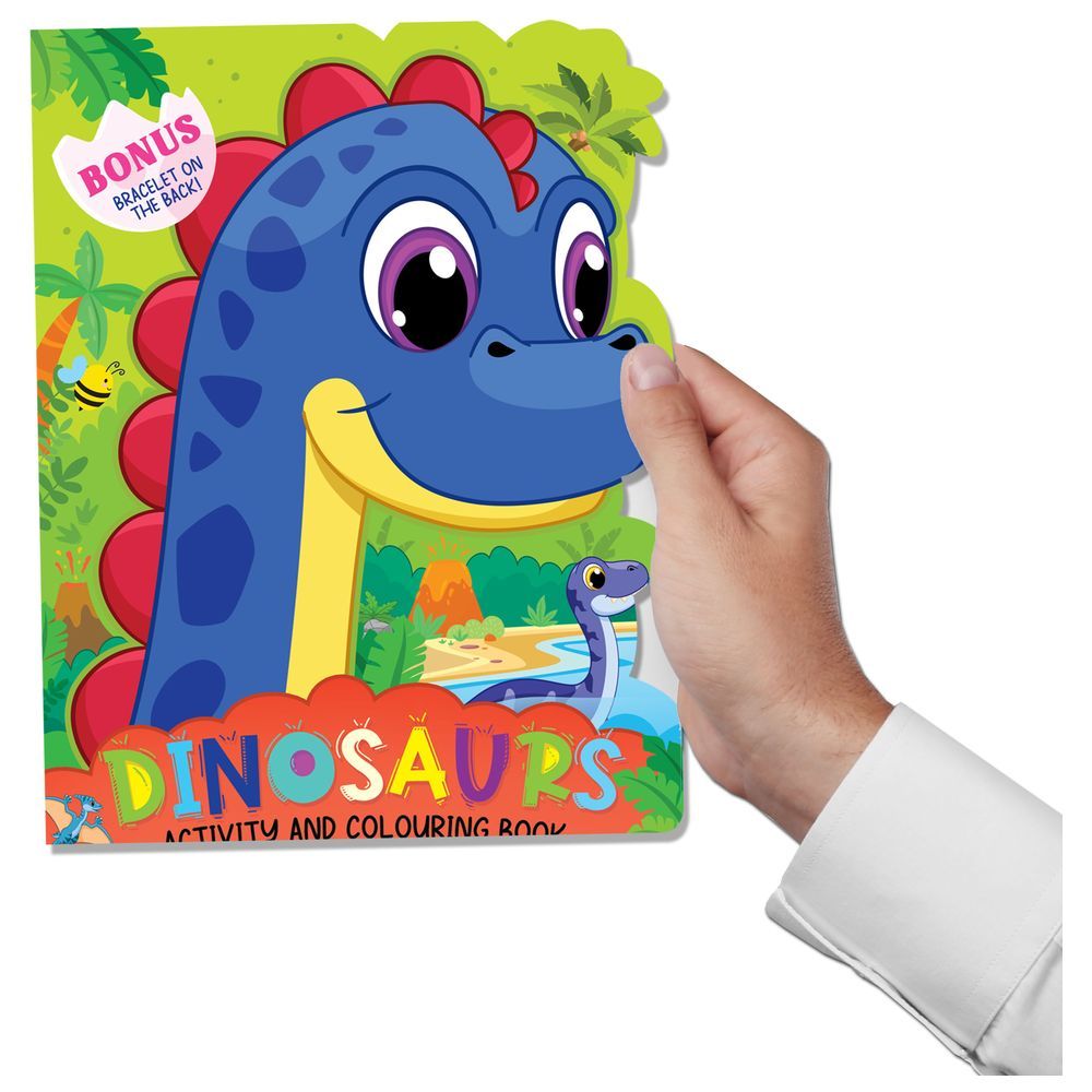 كتاب أنشطة وتلوين Dinosaurs Activity And Colouring Book