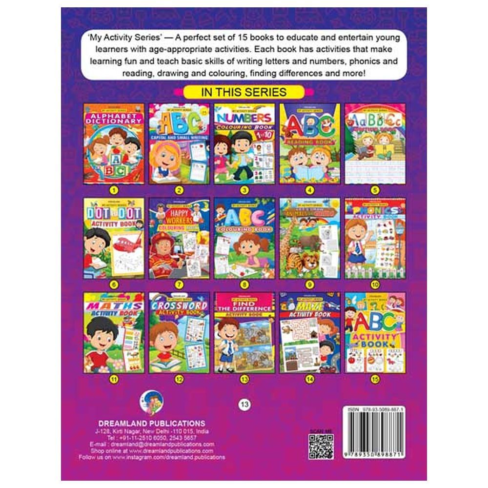 كتاب الأنشطة Find The Difference Activity Book