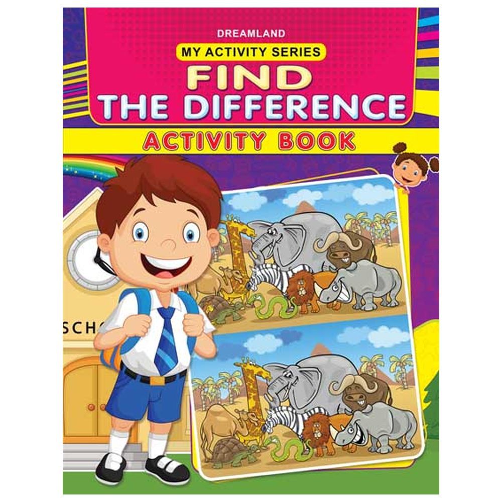 كتاب الأنشطة Find The Difference Activity Book