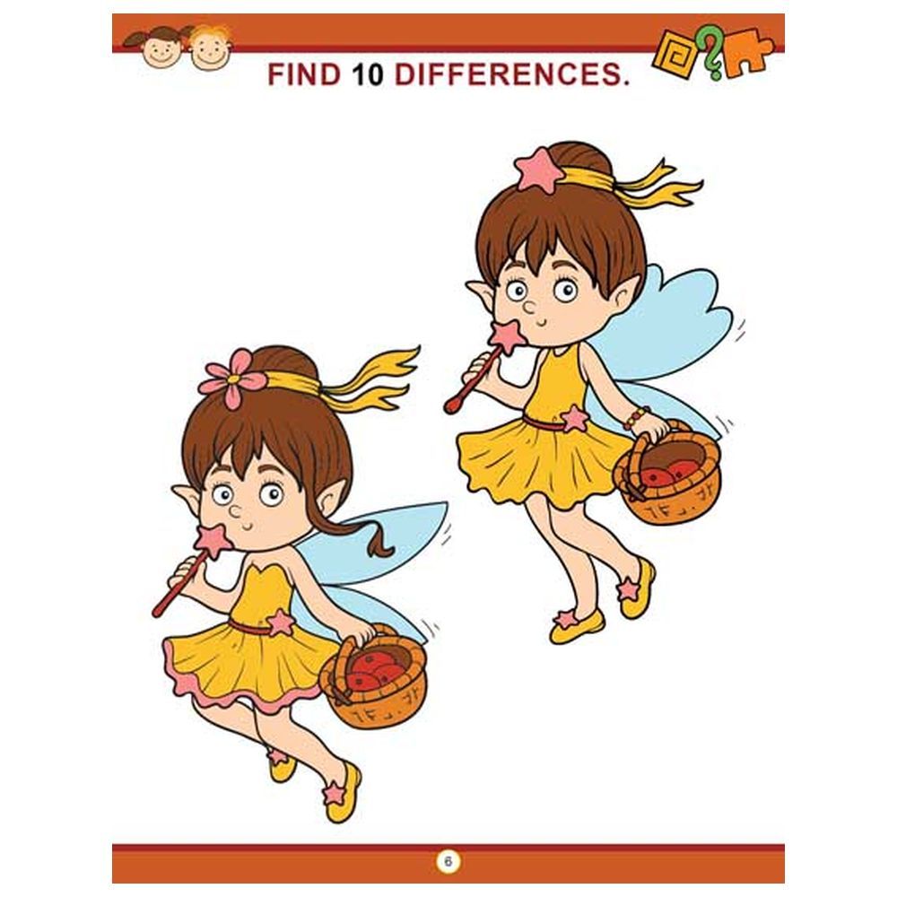 كتاب الأنشطة Find The Difference Activity Book