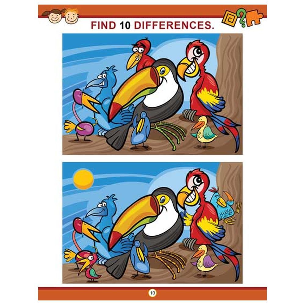 كتاب الأنشطة Find The Difference Activity Book