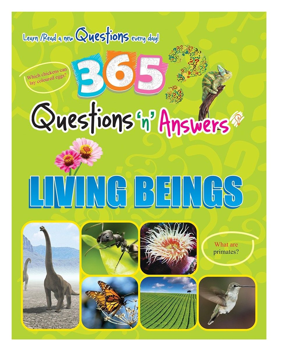 كتاب 365 Questions and Answers التعليمي للأطفال من ماركة فيوتشر بوكس - الكائنات الحية