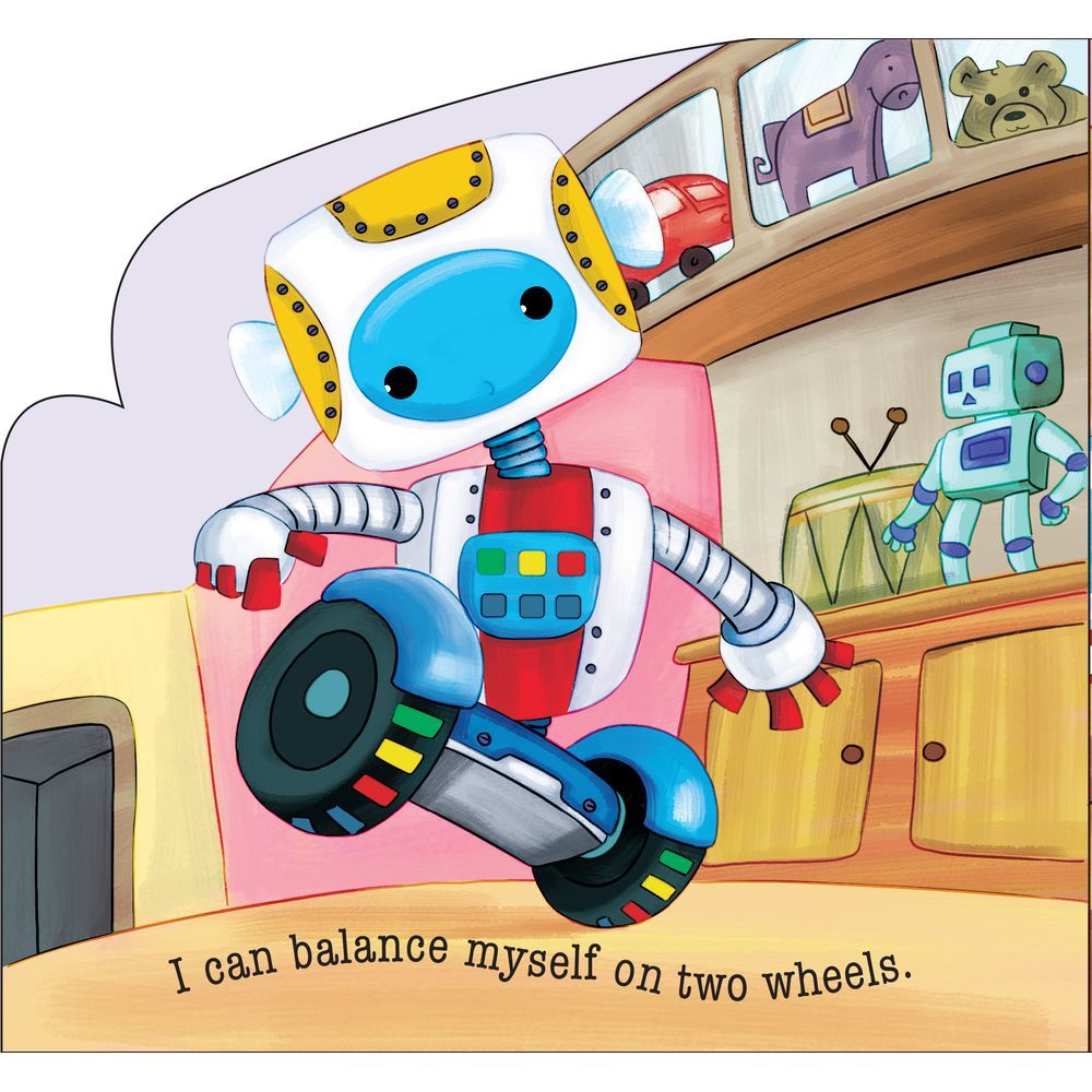 كتاب Cutout Board Norbit The Friendly Robot