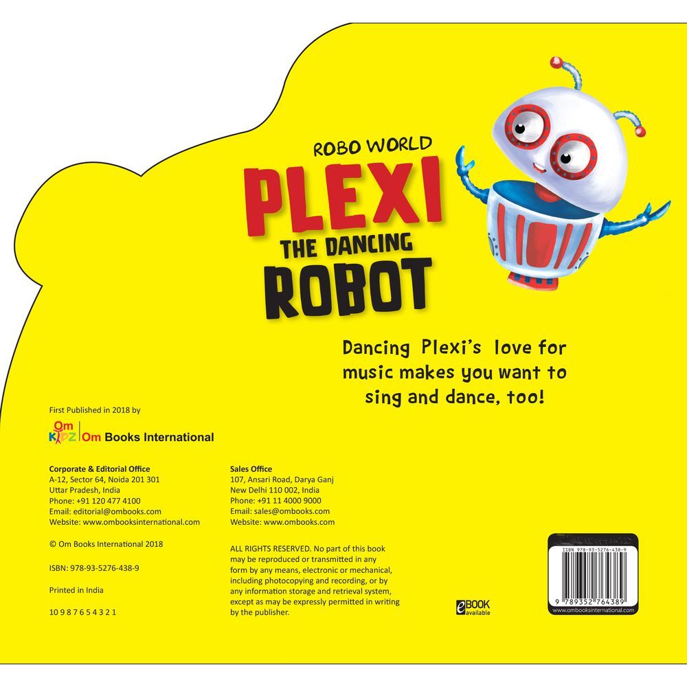 كتاب Cutout Board Robo World: Plexi The Dancing Robot